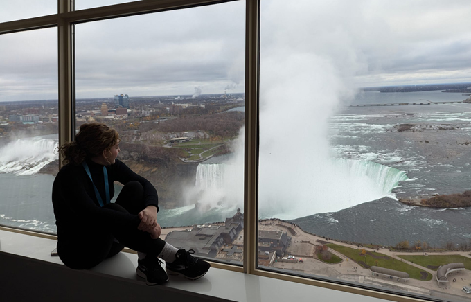best views from a floor in the Tower hotel Niagara Falls